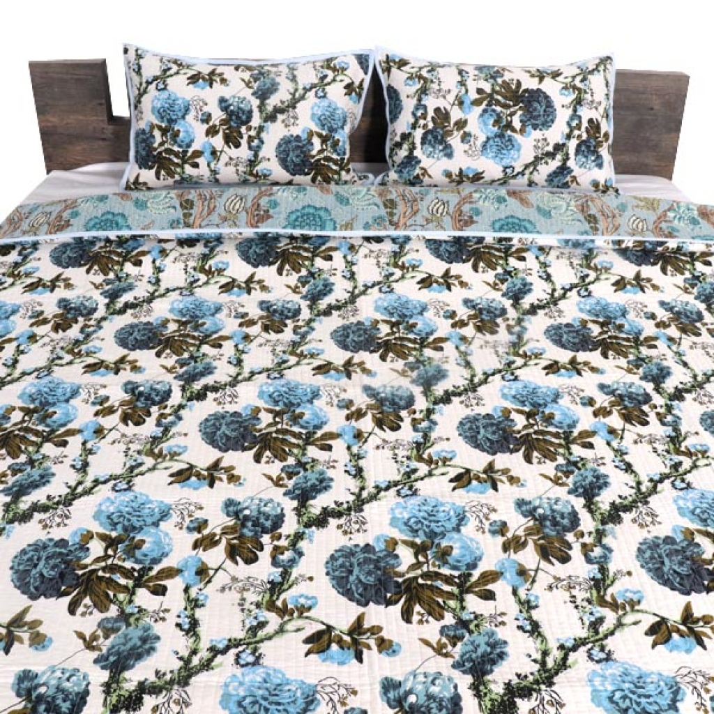 HANDMADE INDIAN PURE COTTON DESIGNER QUILTED