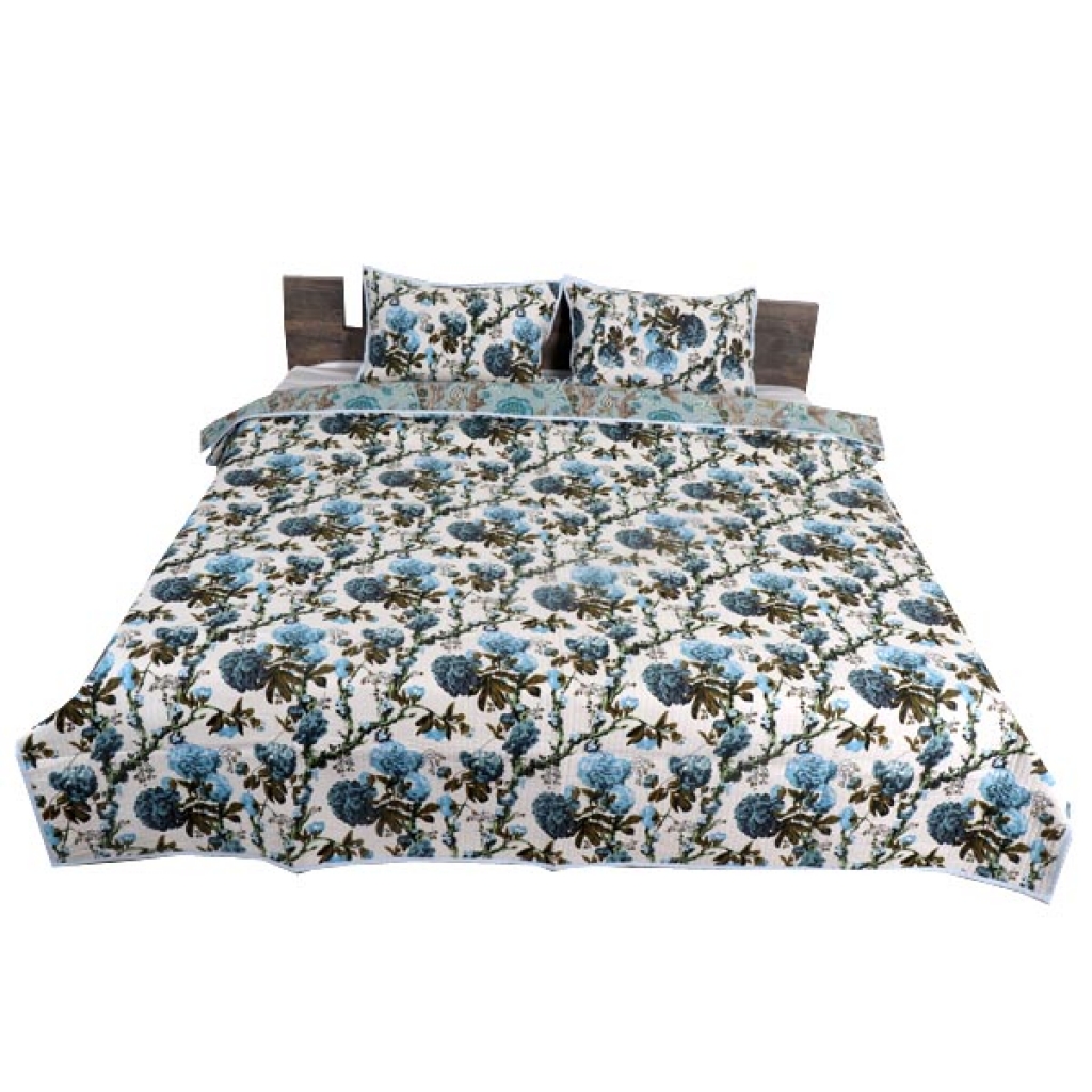 HANDMADE INDIAN PURE COTTON DESIGNER QUILTED