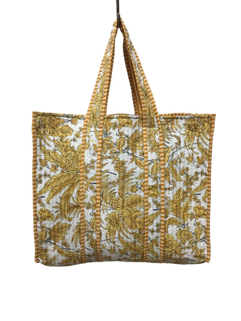 COTTON QUILTED TOTE BAGS